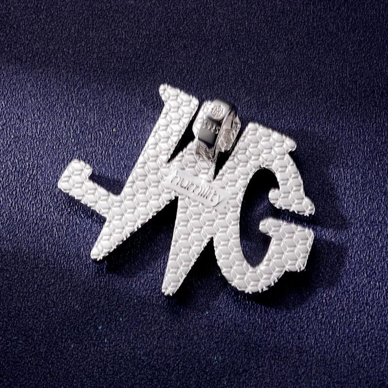 Custom VVS1 Moissanite Letter Pendant Deposit