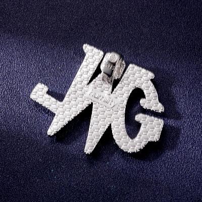 Custom VVS1 Moissanite Letter Pendant Deposit