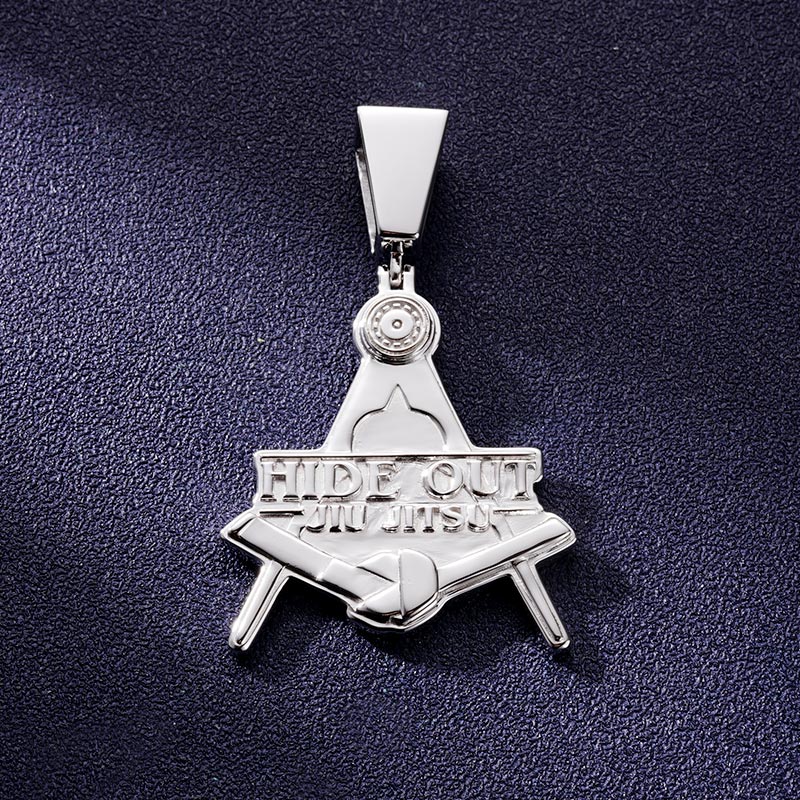 Custom Plain Silver Logo Pendant Deposit