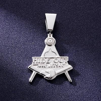 Custom Plain Silver Logo Pendant Deposit