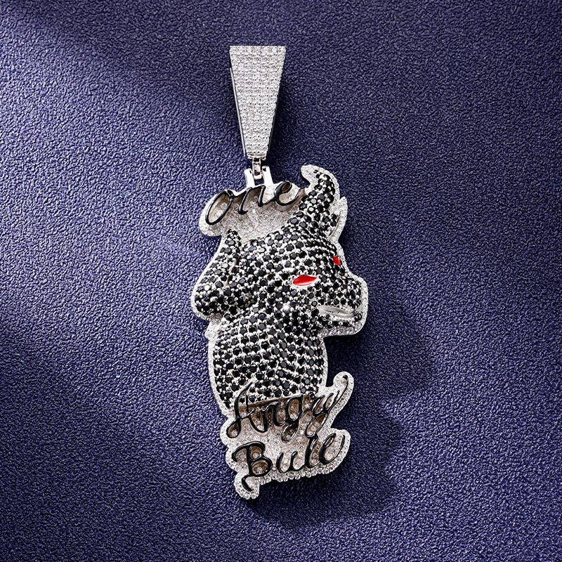 Custom Iced Bull Pendant Deposit