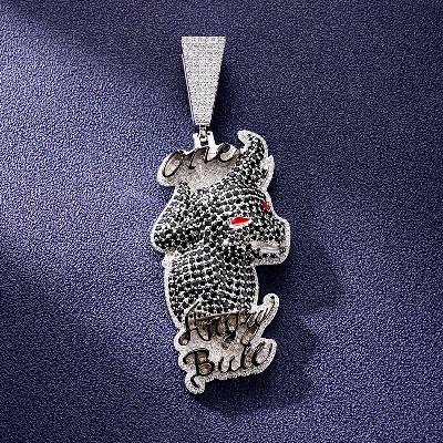 Custom Iced Bull Pendant Deposit