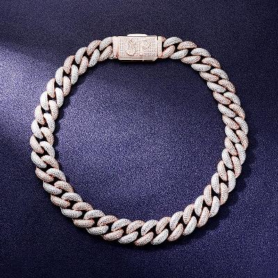 Custom VVS1 Moissanite Cuban Chain Deposit