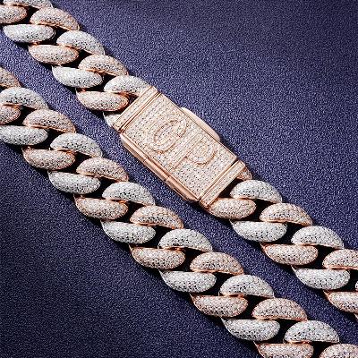 Custom VVS1 Moissanite Cuban Chain Deposit