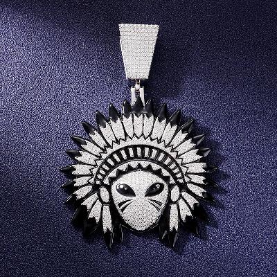 Custom VVS1 Moissanite Cartoon Pendant Deposit