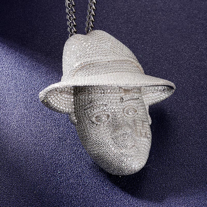 Custom VVS1 Moissanite Portrait Pendant Deposit
