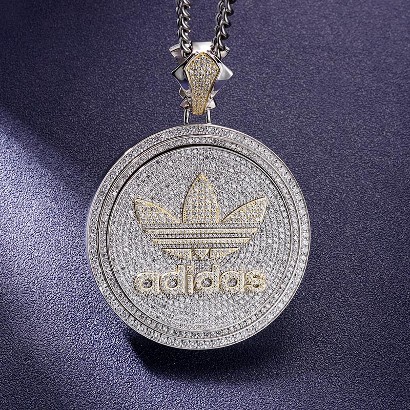 Custom Iced Logo Rotating Pendant Deposit