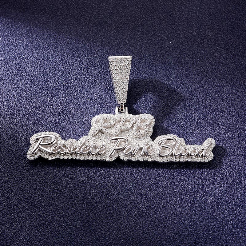 Custom VVS1 Moissanite Letter Pendant Deposit