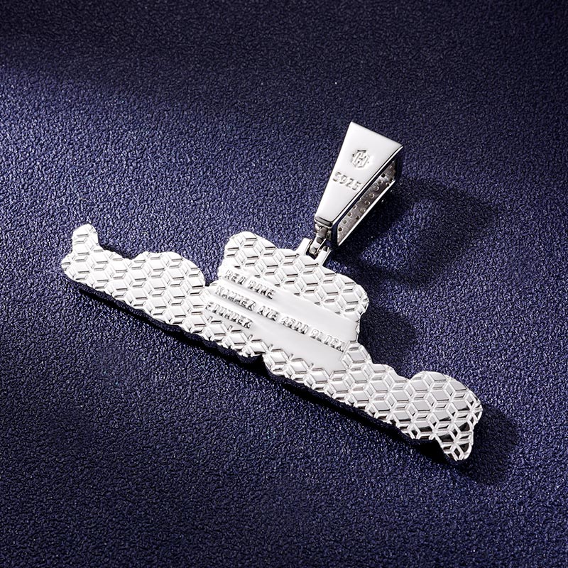 Custom VVS1 Moissanite Letter Pendant Deposit