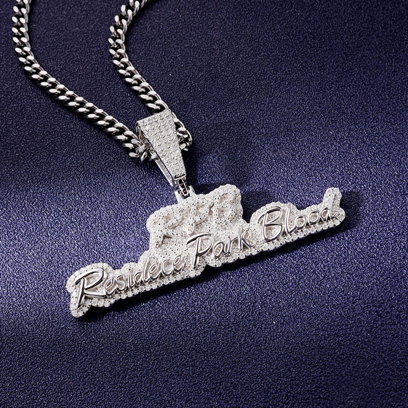 Custom VVS1 Moissanite Letter Pendant Deposit