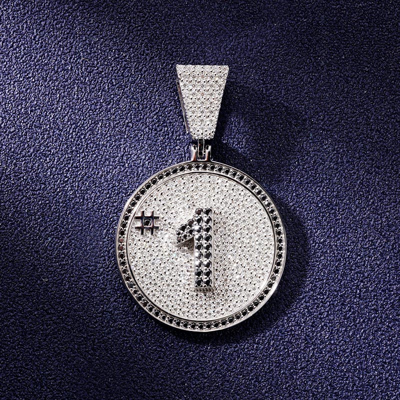 Custom VVS1 Moissanite Medal Pendant Deposit