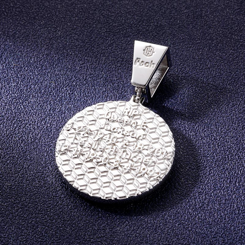 Custom VVS1 Moissanite Medal Pendant Deposit
