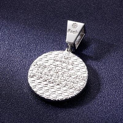Custom VVS1 Moissanite Medal Pendant Deposit