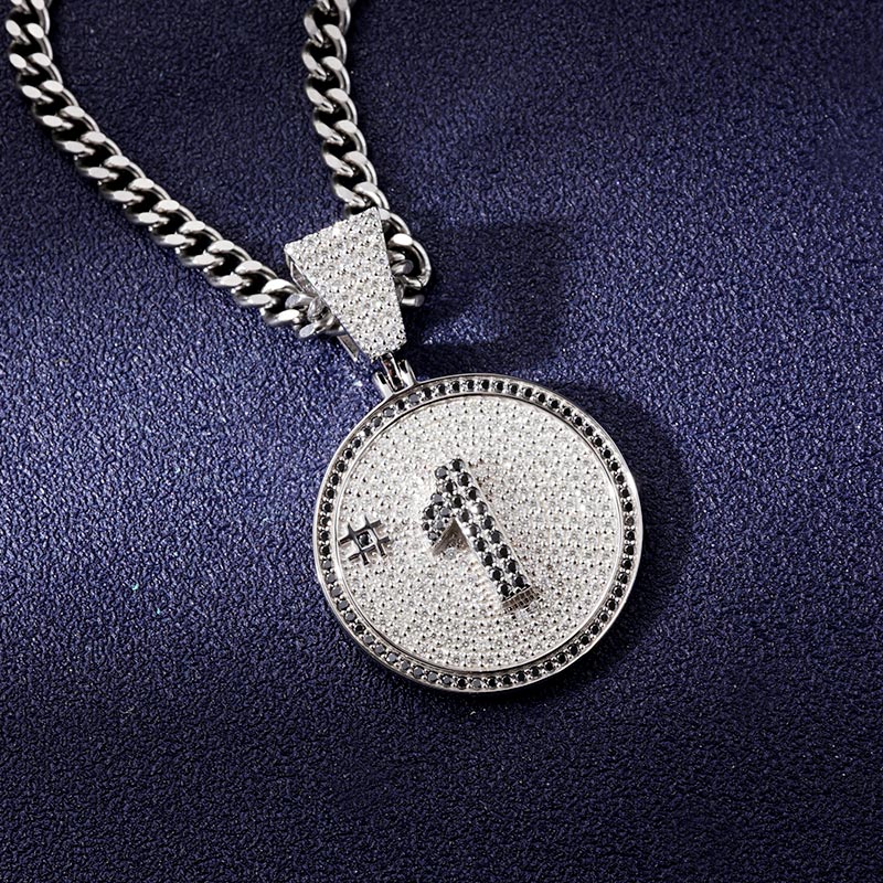 Custom VVS1 Moissanite Medal Pendant Deposit