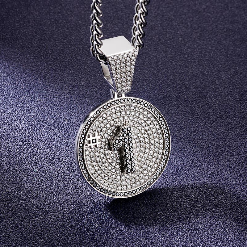 Custom VVS1 Moissanite Medal Pendant Deposit
