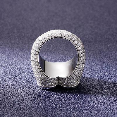 Custom Iced Heart Ring Deposit