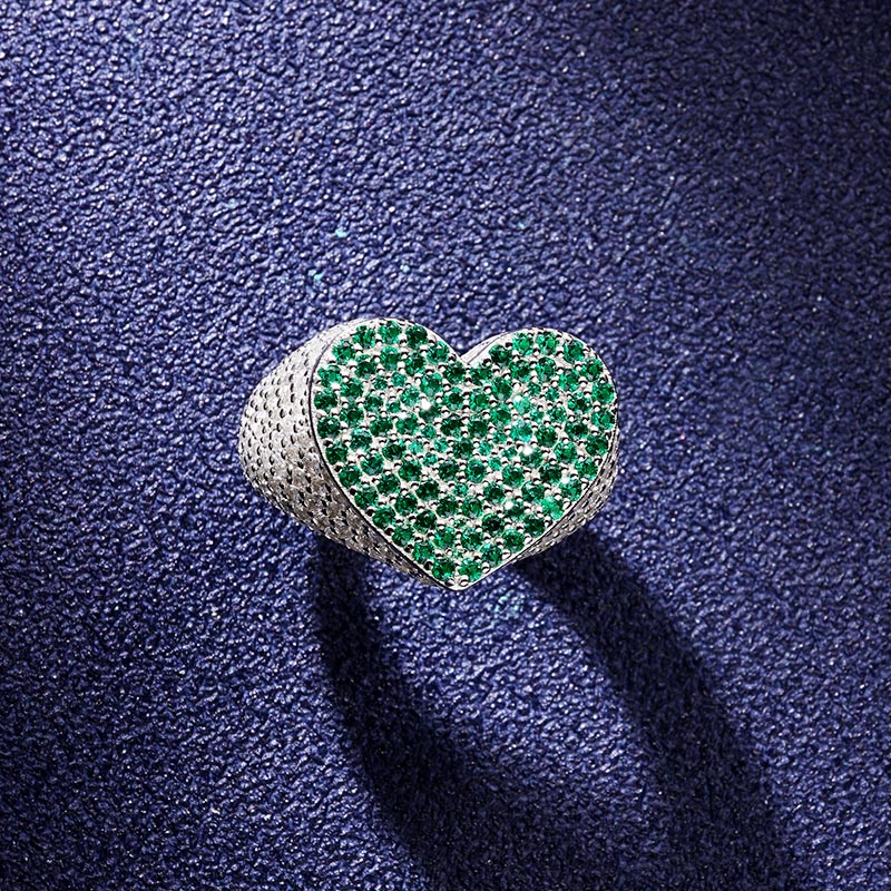Custom Iced Heart Ring Deposit