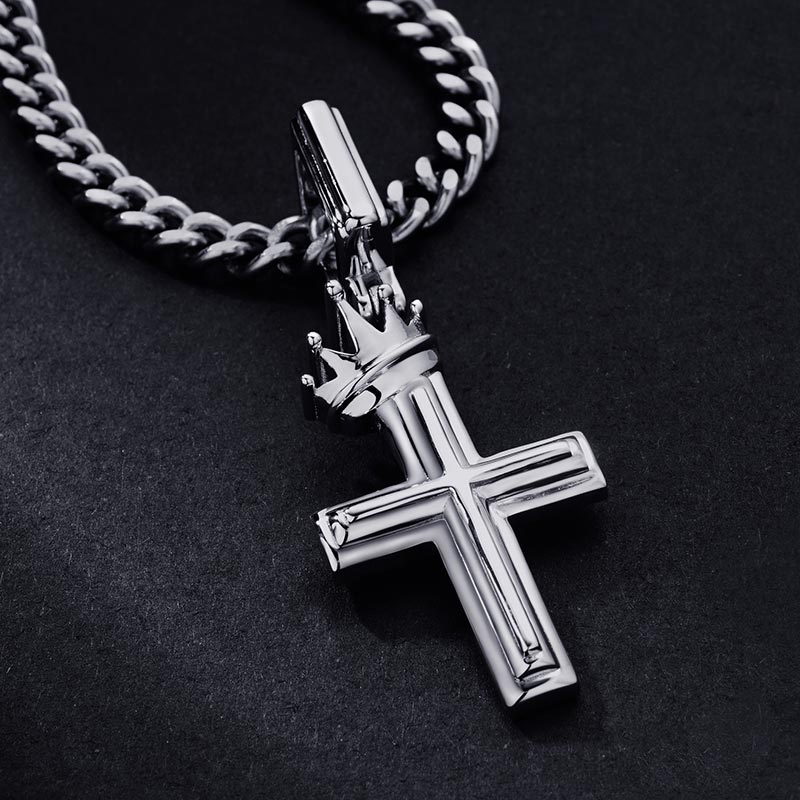Custom Plain Silver Cross Pendant Deposit