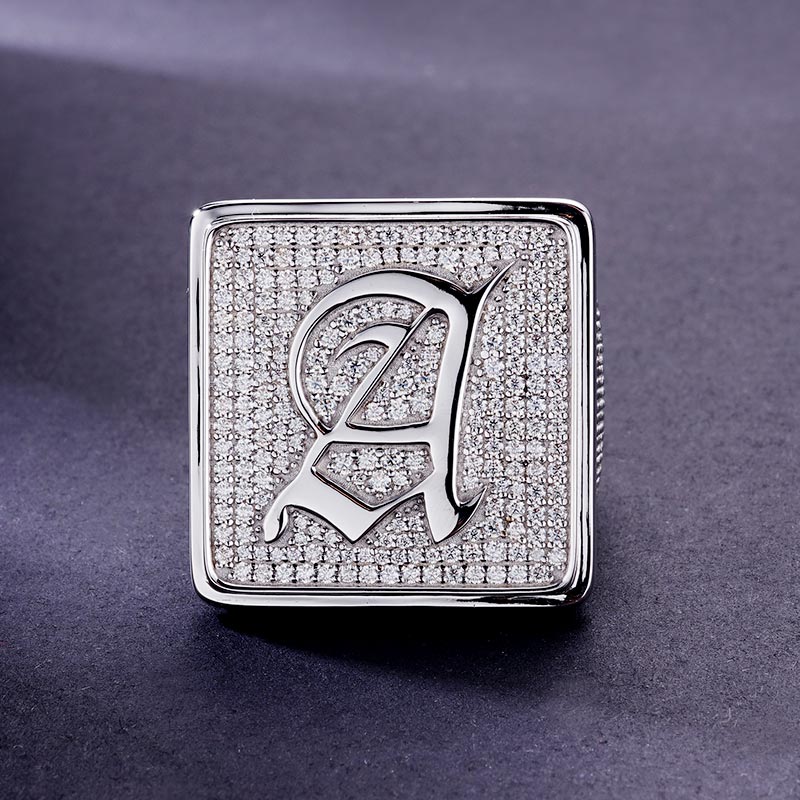 Custom VVS1 Moissanite Logo Ring Deposit