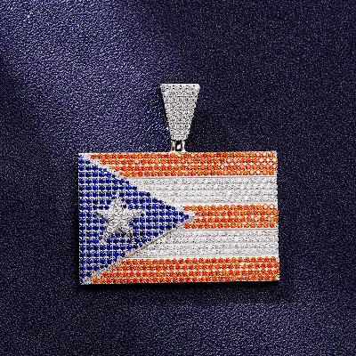 Custom Iced Flag Pendant Deposit