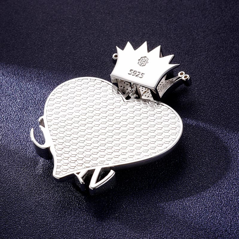Custom Iced Heart Pendant Deposit