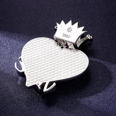 Custom Iced Heart Pendant Deposit