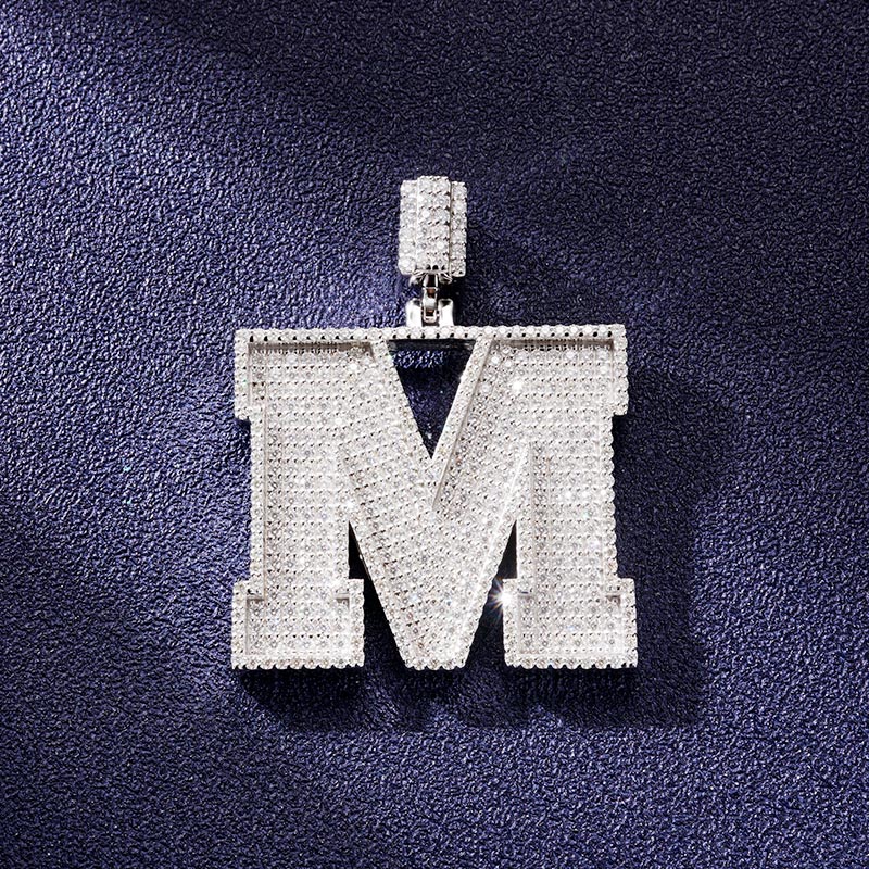 Custom VVS1 Moissanite Letter Pendant Deposit