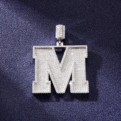 Custom VVS1 Moissanite Letter Pendant Deposit