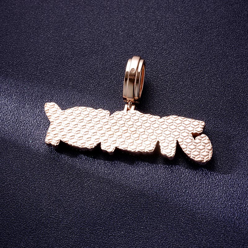 Custom VVS1 Moissanite Letter Pendant Deposit