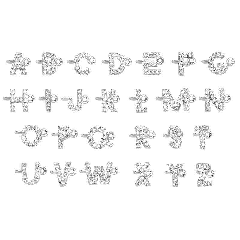 Letter & Four-Leaf Clover Chain Bracelet Letter & Four-Leaf Clover Chain Bracelet