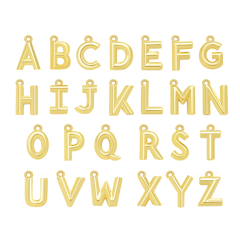 Gold Sun & Letter Necklace with Gemstone Accents Gold Sun & Letter Necklace with Gemstone Accents