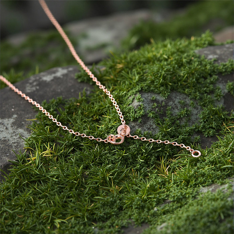 1.32CT Kite-Cut Moss Agate Fishtail Diamond Accented S925 Silver Pendant Necklace