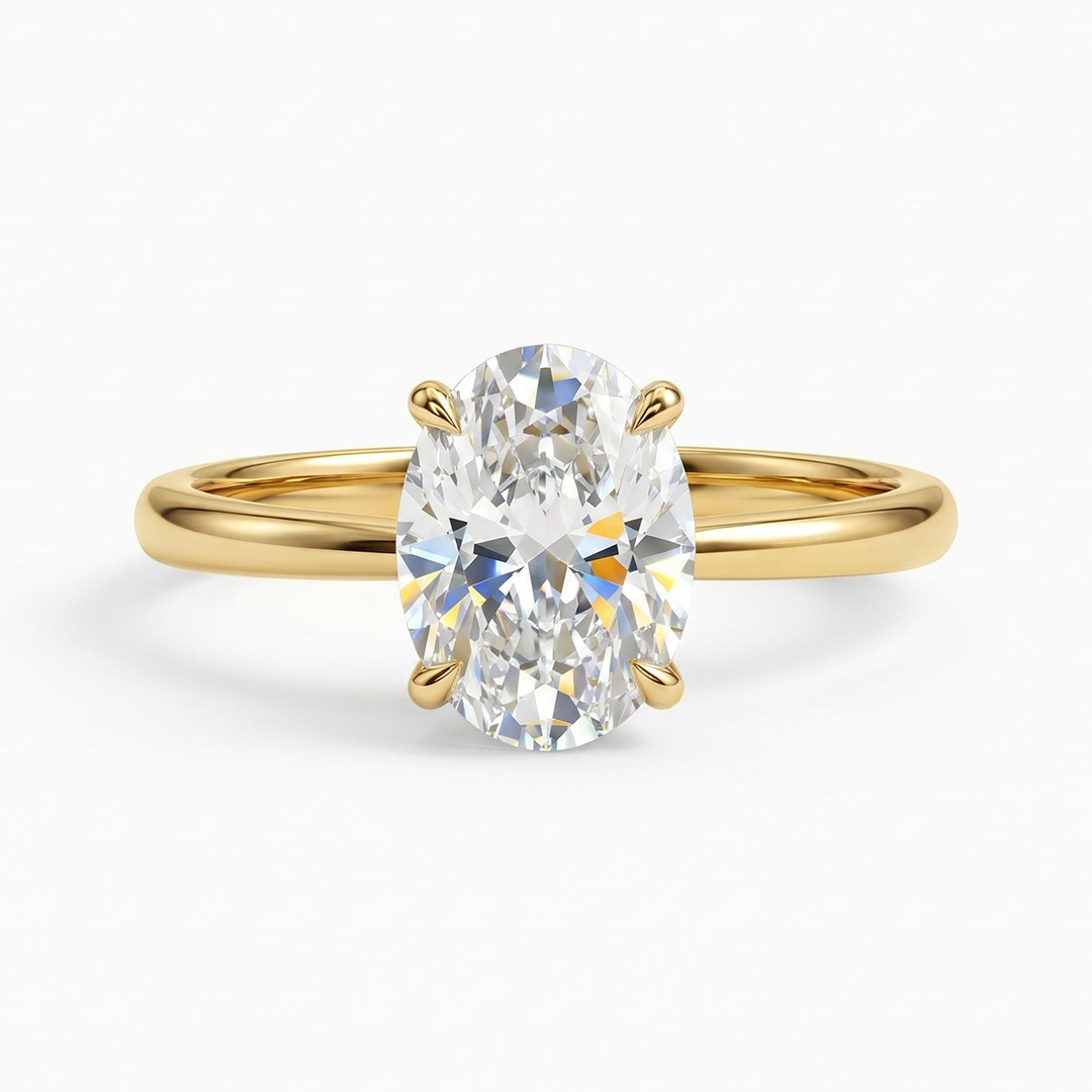 1CT/1.5CT/2CT/3CT/5CT Oval Cut Moissanite Engagement Ring 1CT/1.5CT/2CT/3CT/5CT Oval Cut Moissanite Engagement Ring
