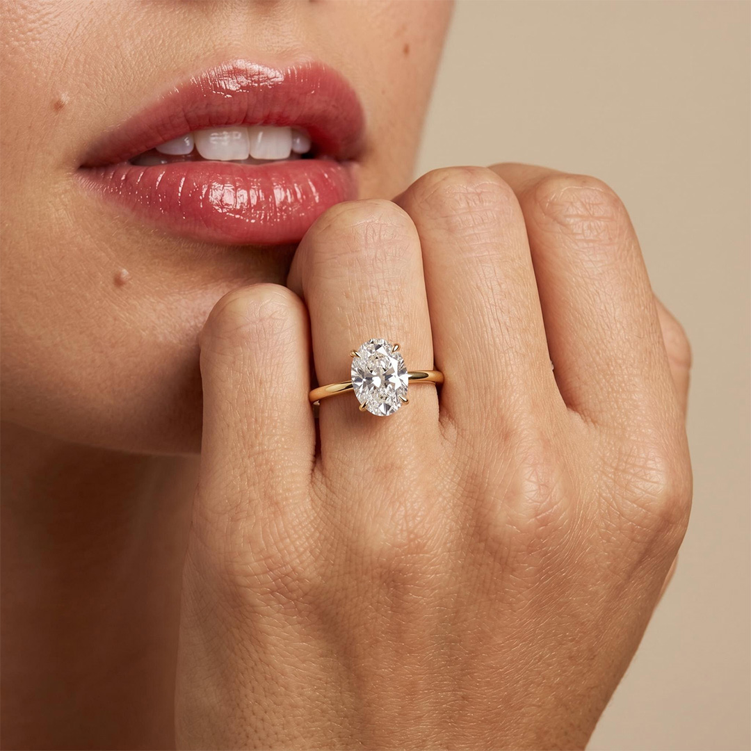 1CT/1.5CT/2CT/3CT/5CT Oval Cut Moissanite Engagement Ring 1CT/1.5CT/2CT/3CT/5CT Oval Cut Moissanite Engagement Ring