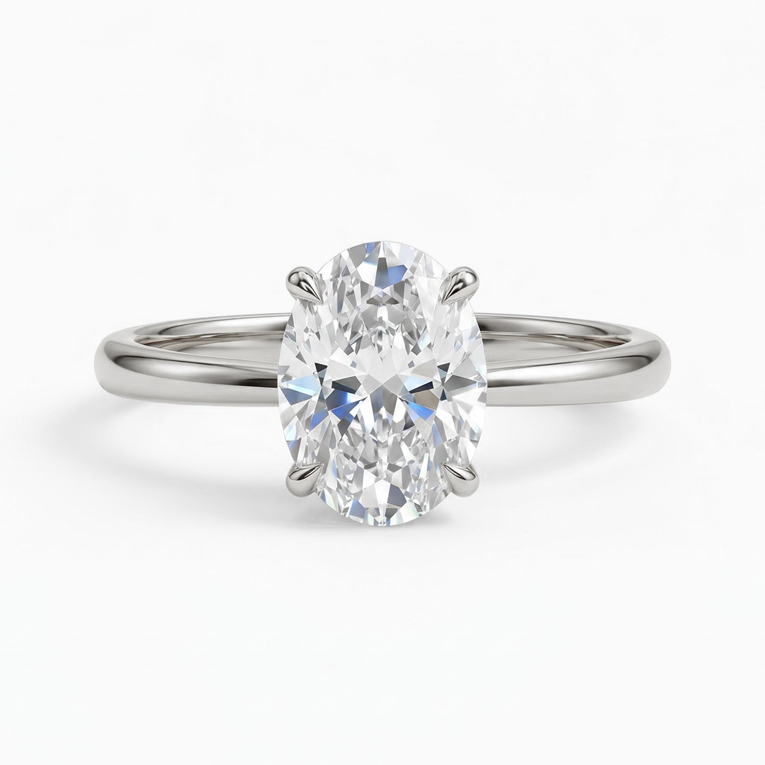 1CT/1.5CT/2CT/3CT/5CT Oval Cut Moissanite Engagement Ring 1CT/1.5CT/2CT/3CT/5CT Oval Cut Moissanite Engagement Ring