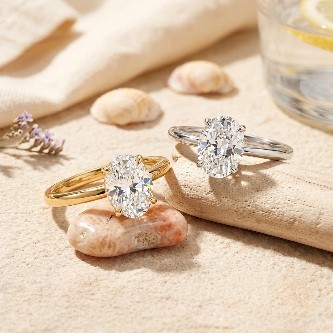 1CT/1.5CT/2CT/3CT/5CT Oval Cut Moissanite Engagement Ring 1CT/1.5CT/2CT/3CT/5CT Oval Cut Moissanite Engagement Ring