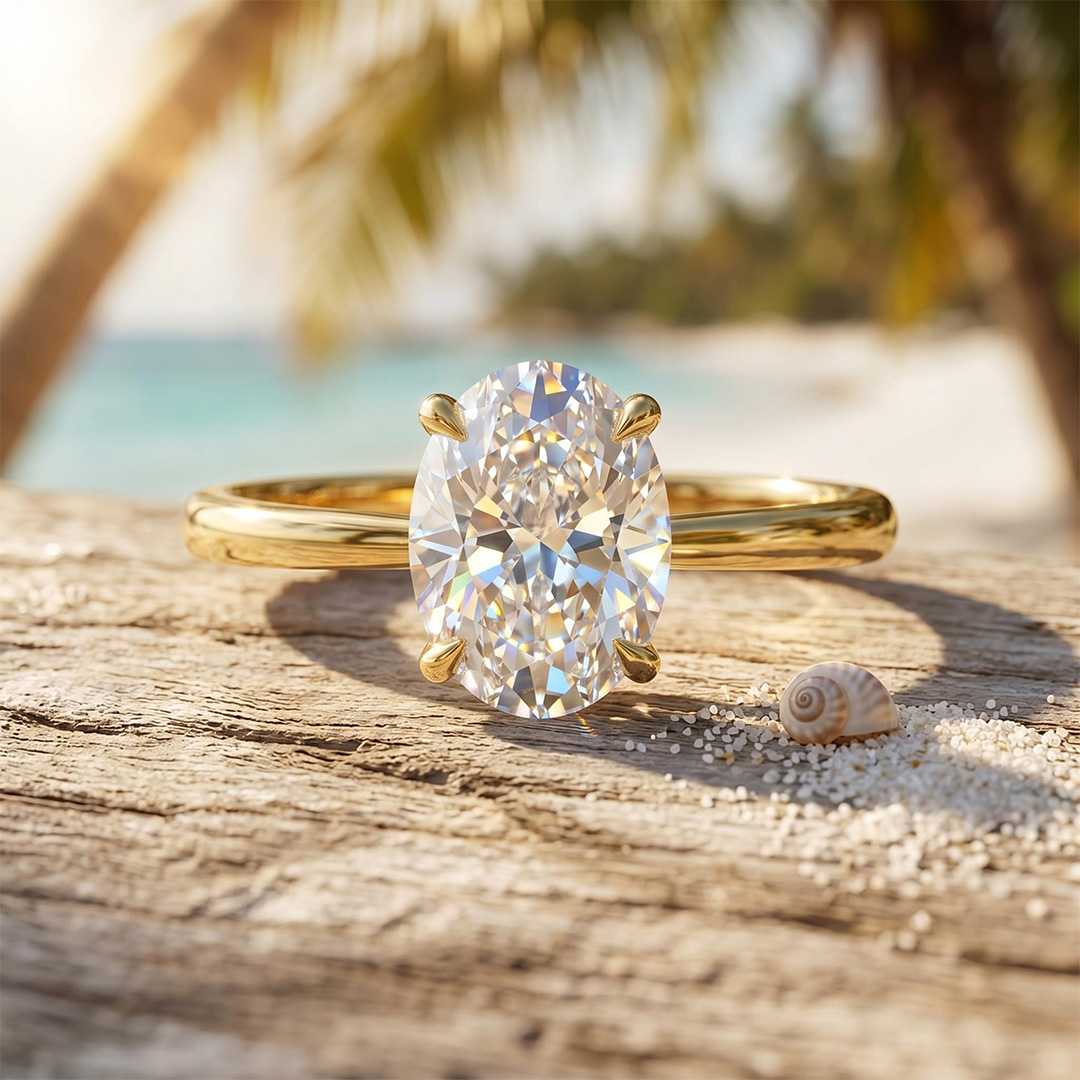 1CT/1.5CT/2CT/3CT/5CT Oval Cut Moissanite Engagement Ring 1CT/1.5CT/2CT/3CT/5CT Oval Cut Moissanite Engagement Ring