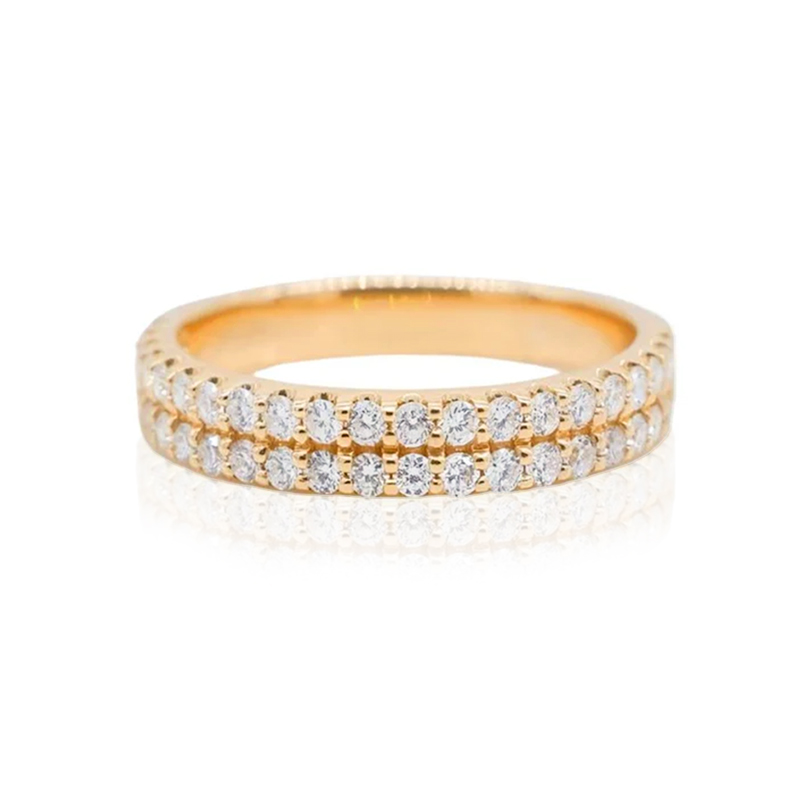 3.07CT Radiant Cut VVS Moissanite S925 Silver Engagement Ring Set