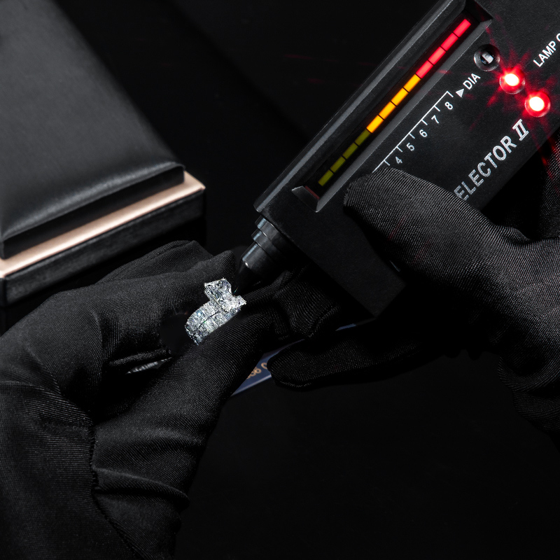 23.85CT Radiant Cut VVS Moissanite S925 Silver Engagement Ring Set