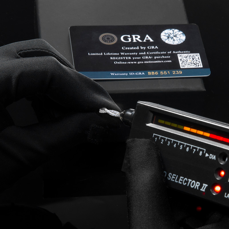 0.36CT Round Cut VVS Moissanite S925 Silver Twisted Wedding Band