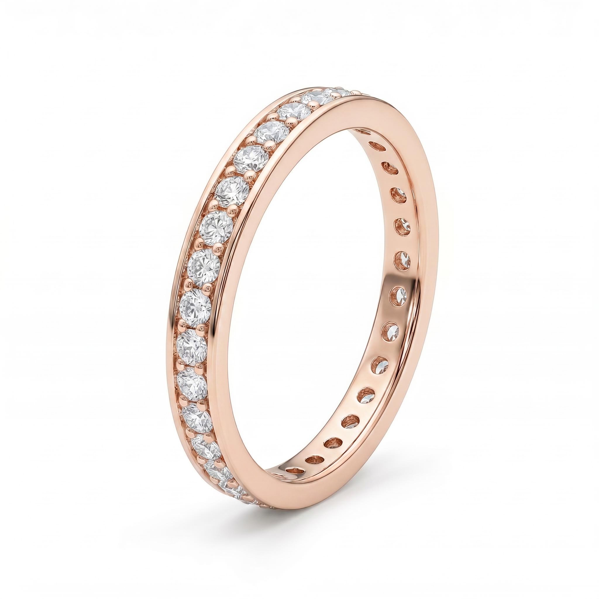 0.84 ct.tw. Channel Set Round Eternity Band Ring 0.84 ct.tw. Channel Set Round Eternity Band Ring