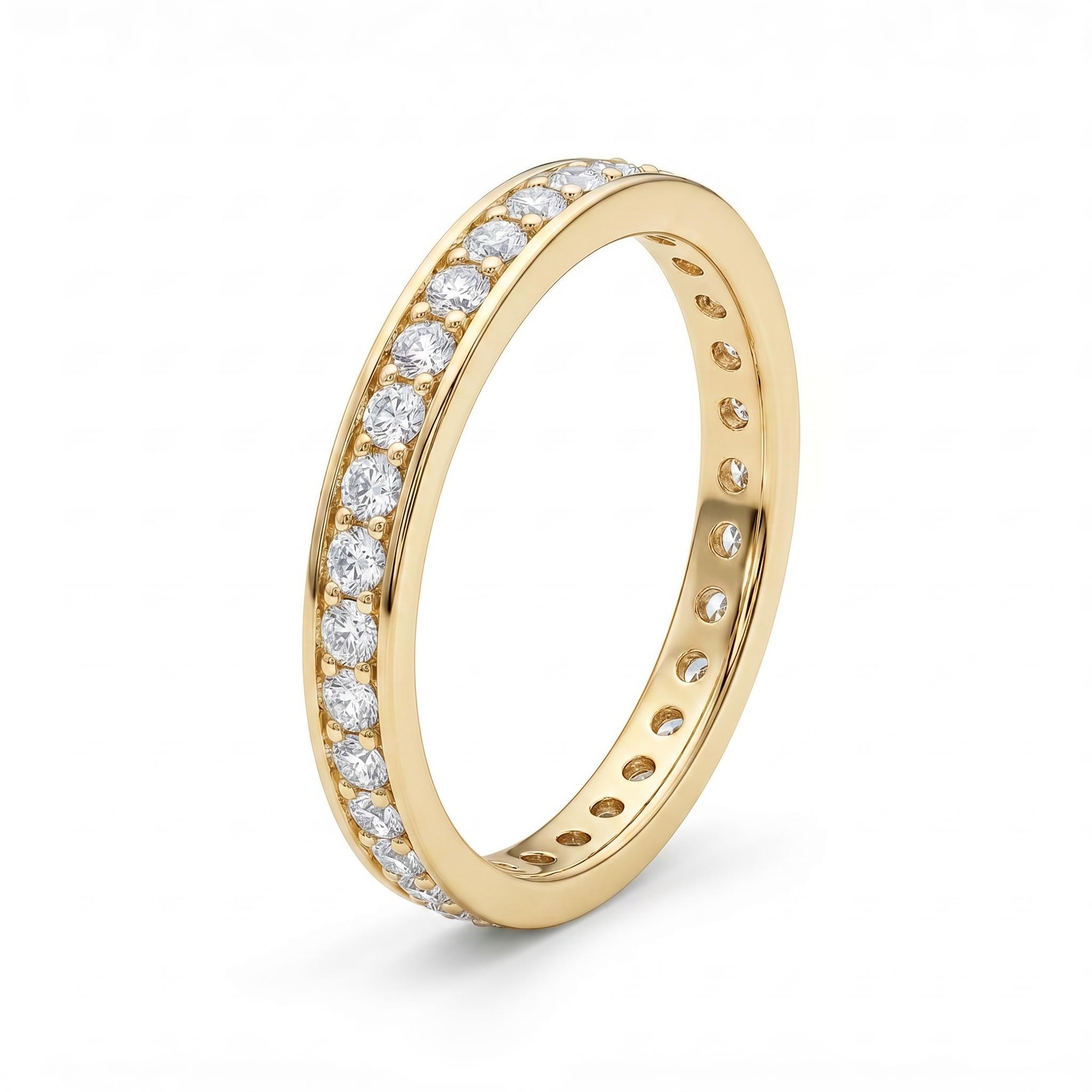 0.84 ct.tw. Channel Set Round Eternity Band Ring 0.84 ct.tw. Channel Set Round Eternity Band Ring