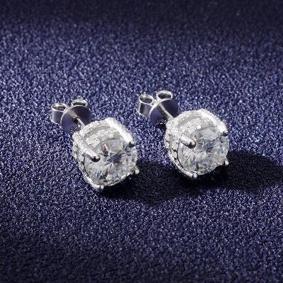 Custom VVS1 Moissanite Stud Earrings Deposit