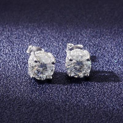 Custom VVS1 Moissanite Stud Earrings Deposit
