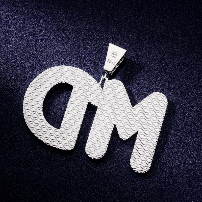 Custom VVS1 Moissanite Letter Pendant Deposit
