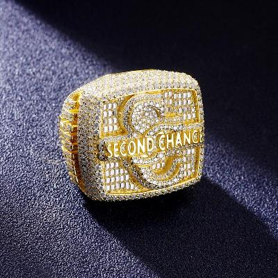Custom VVS1 Moissanite Championship Ring Deposit