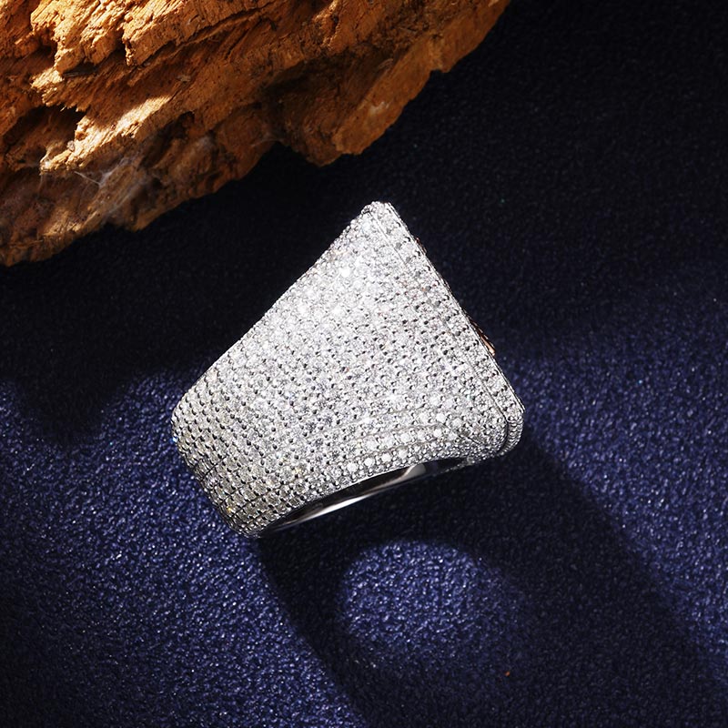 Custom VVS1 Moissanite Letter Ring Deposit