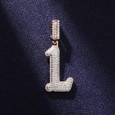 Custom VVS1 Moissanite Letter Pendant Deposit