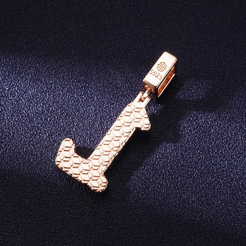 Custom VVS1 Moissanite Letter Pendant Deposit