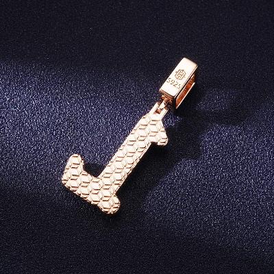 Custom VVS1 Moissanite Letter Pendant Deposit